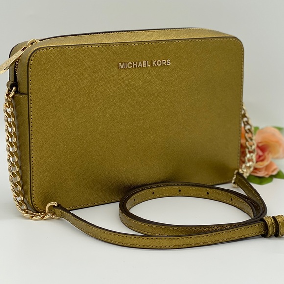 MICHAEL KORS JET SET ITEM LG EW CROSSBODY LEATHER - Picture 2 of 15